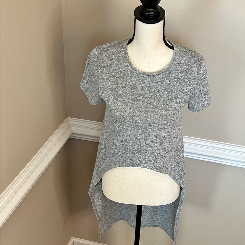 EXPRESS HI-LOW TSHIRT GRAY SIZE S